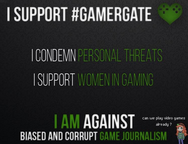 I support #gamergate